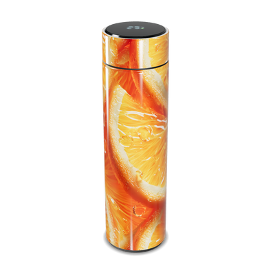 Garrafa Térmica Touch - Estampa Laranja Digital