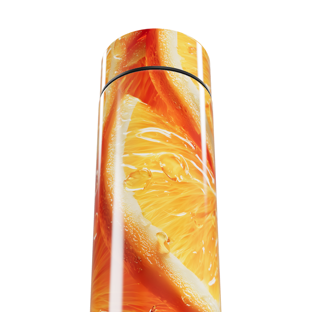 Garrafa Térmica Touch - Estampa Laranja Digital