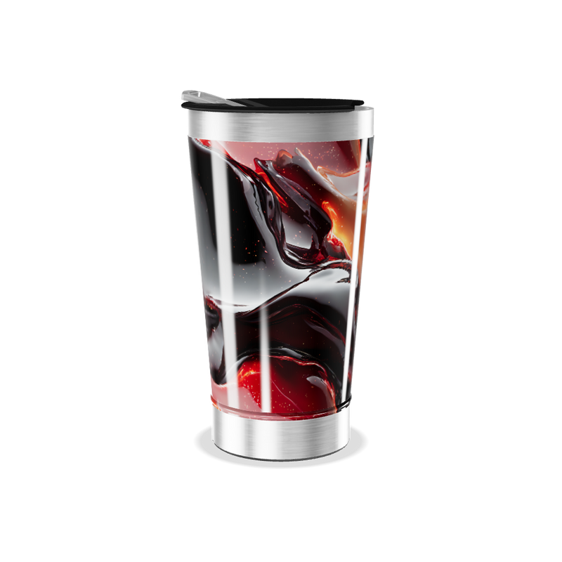 Copo Térmico - Design Abstrato Colorido