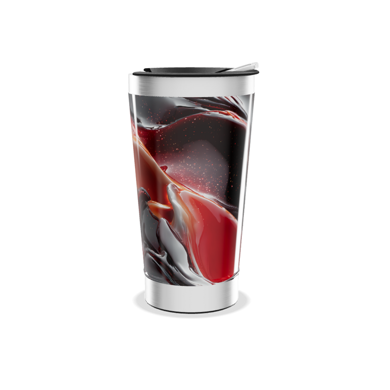 Copo Térmico - Design Abstrato Colorido