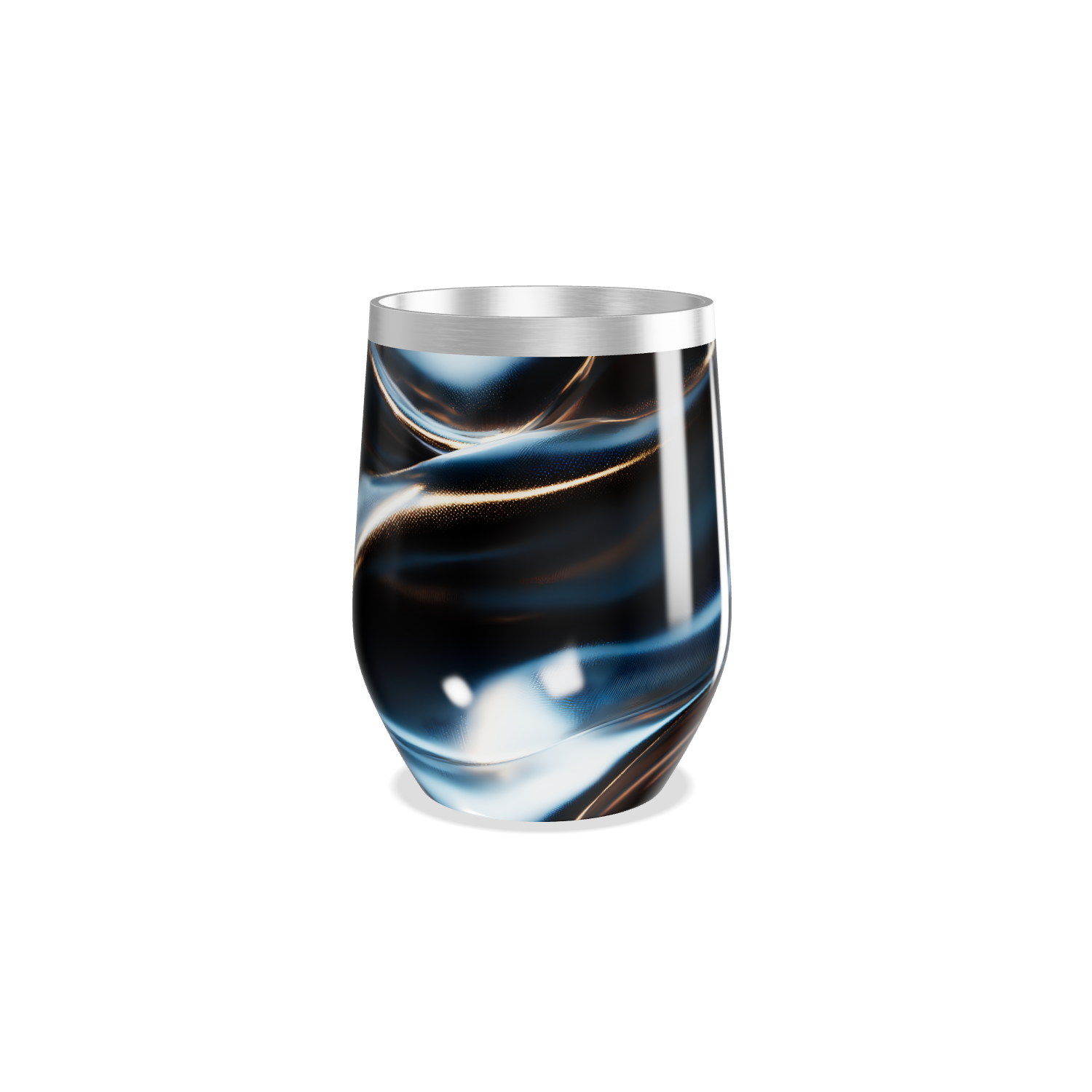 Copo Térmico Slim - Preto Metálico Aço Inox