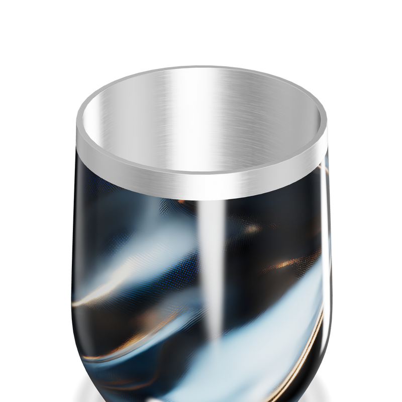 Copo Térmico Slim - Preto Metálico Aço Inox