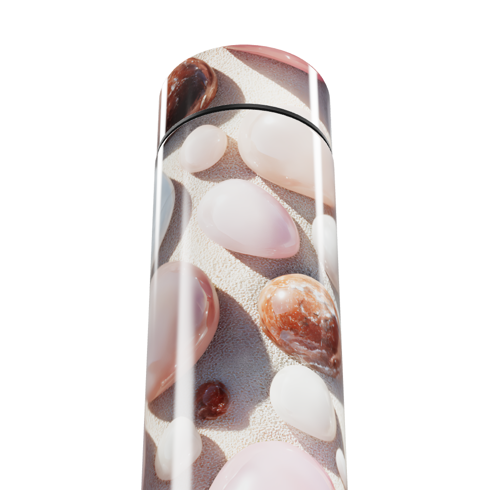 Garrafa Térmica Touch - Estampa Pedras Coloridas