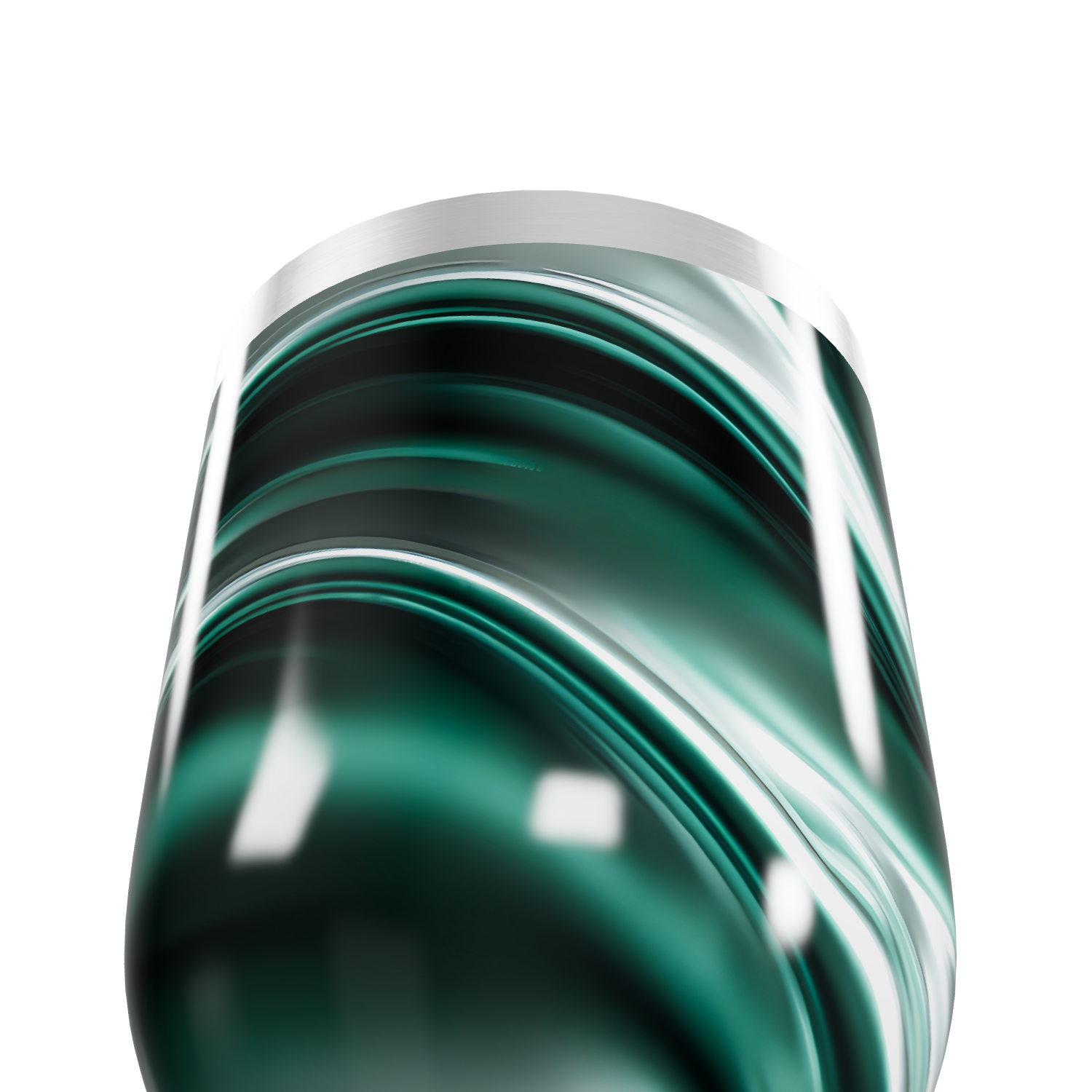 Copo Térmico Slim - Verde Marmorizado Inox