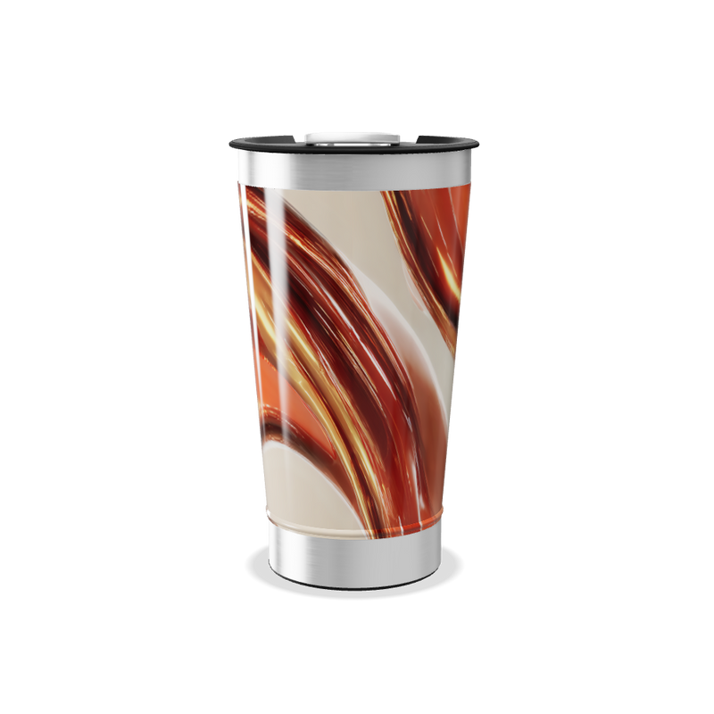 Copo Térmico - Design Abstrato Colorido