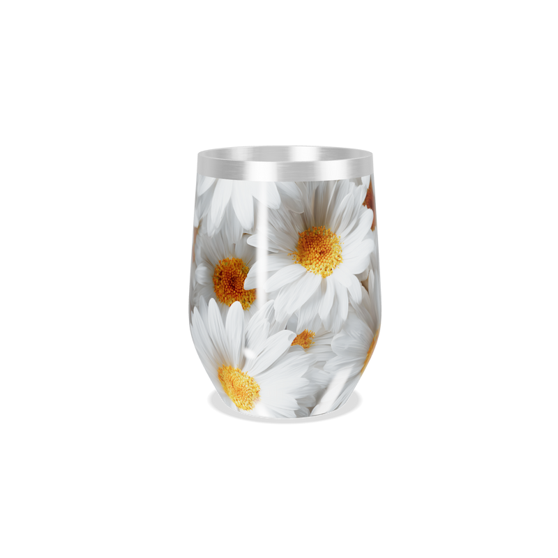 Copo Térmico Slim - Flores Margaridas