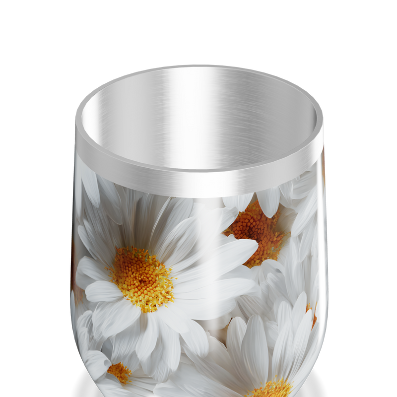 Copo Térmico Slim - Flores Margaridas