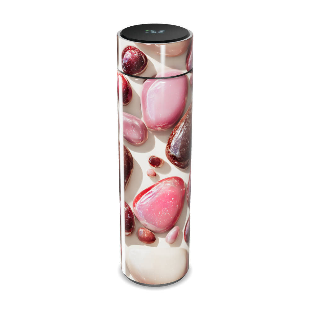 Garrafa Térmica Touch - Design Pedras Vermelhas