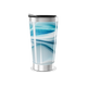 Copo Térmico - Azul Ondulado Inox