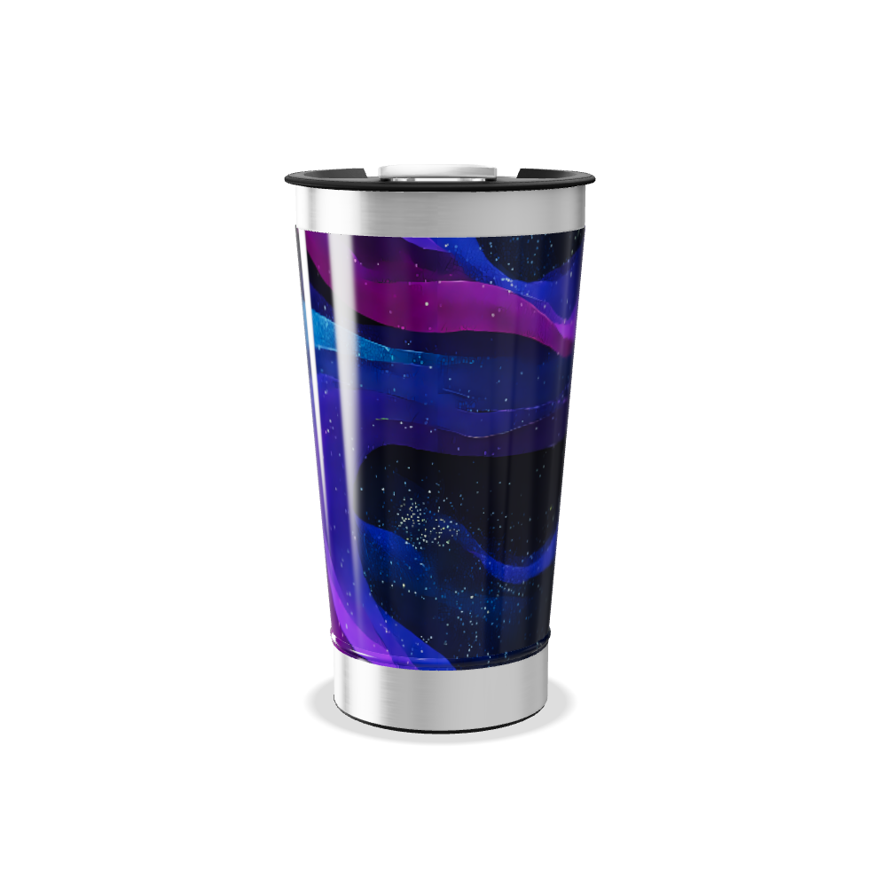 Copo Térmico - Estampa Galáxia Aço Inox