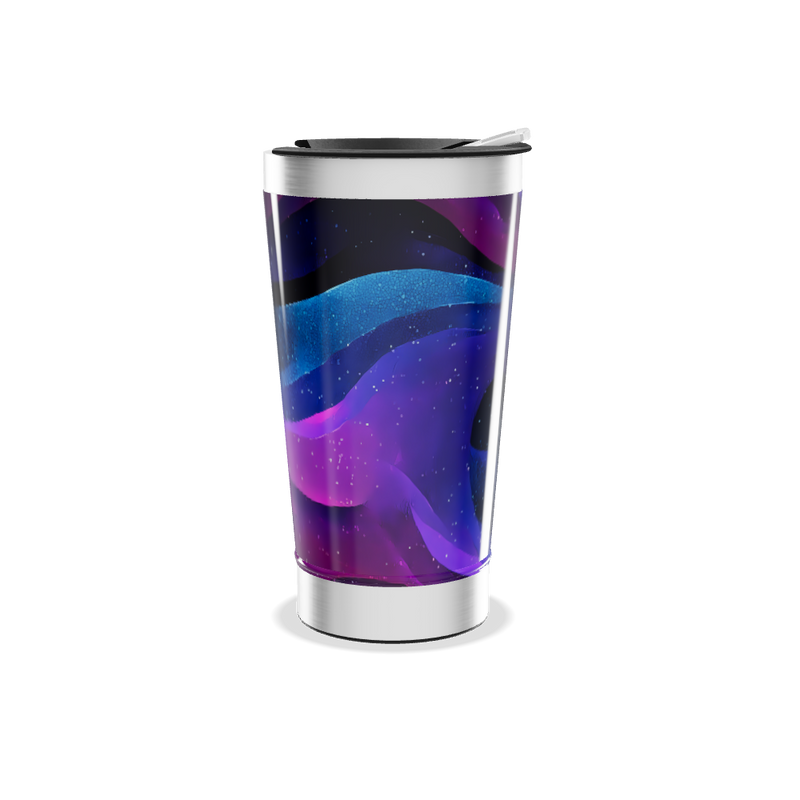 Copo Térmico - Estampa Galáxia Aço Inox