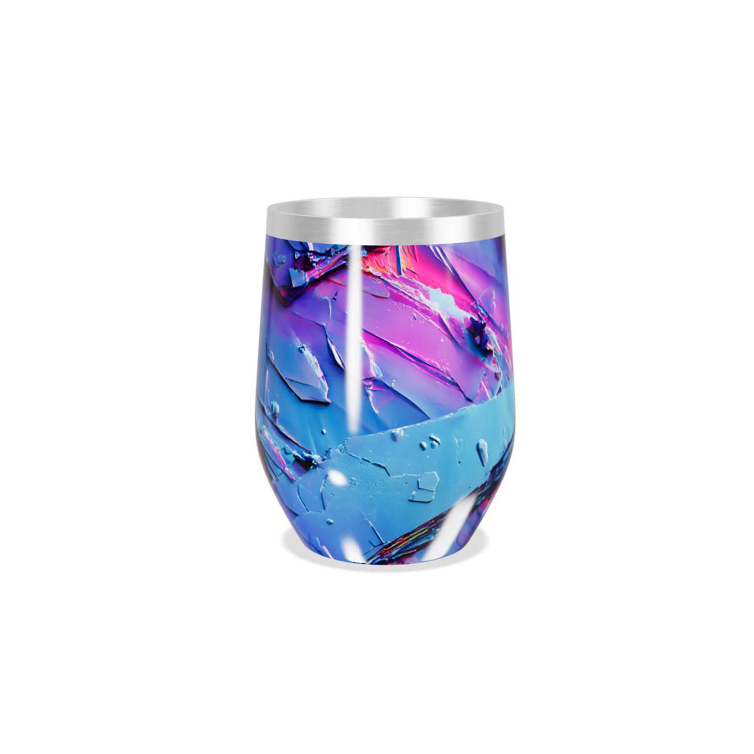 Copo Térmico Slim - Cristais Coloridos Inox