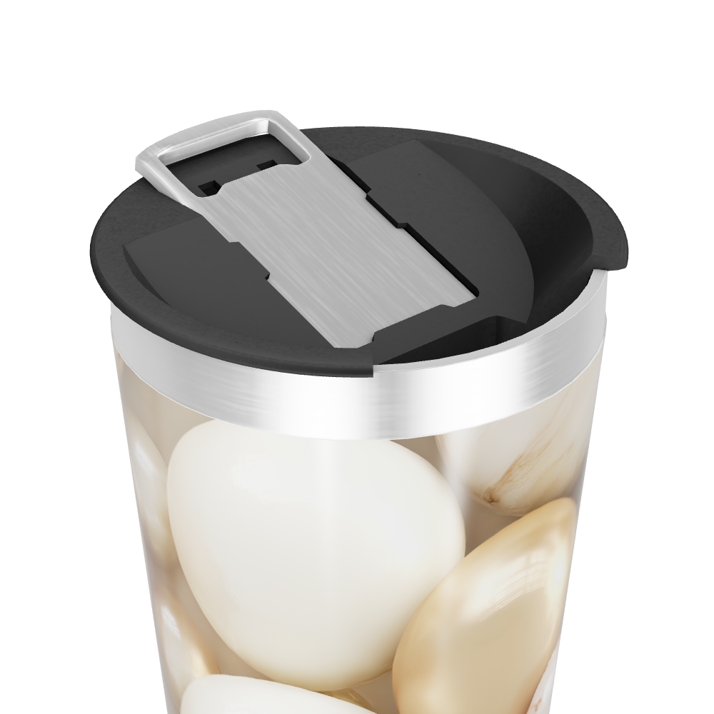 Copo Térmico - Pérola com Bolas Decorativas