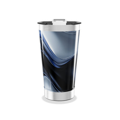 Copo Térmico - Azul Preto Aço Inox
