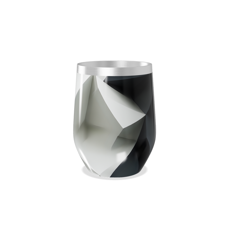 Copo Térmico Slim - Geométrico Preto Branco