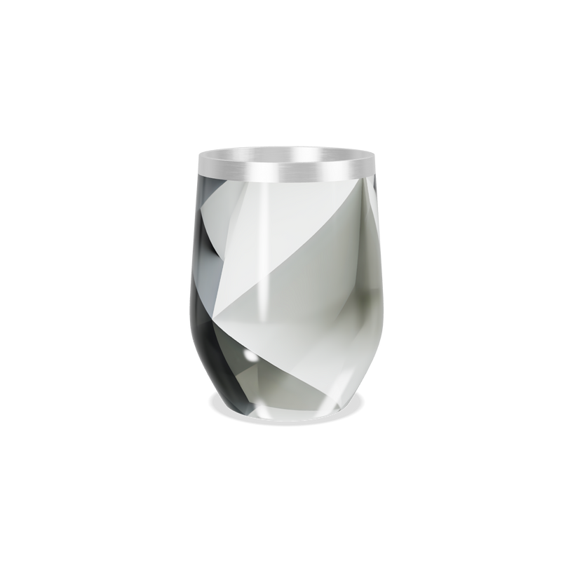 Copo Térmico Slim - Geométrico Preto Branco