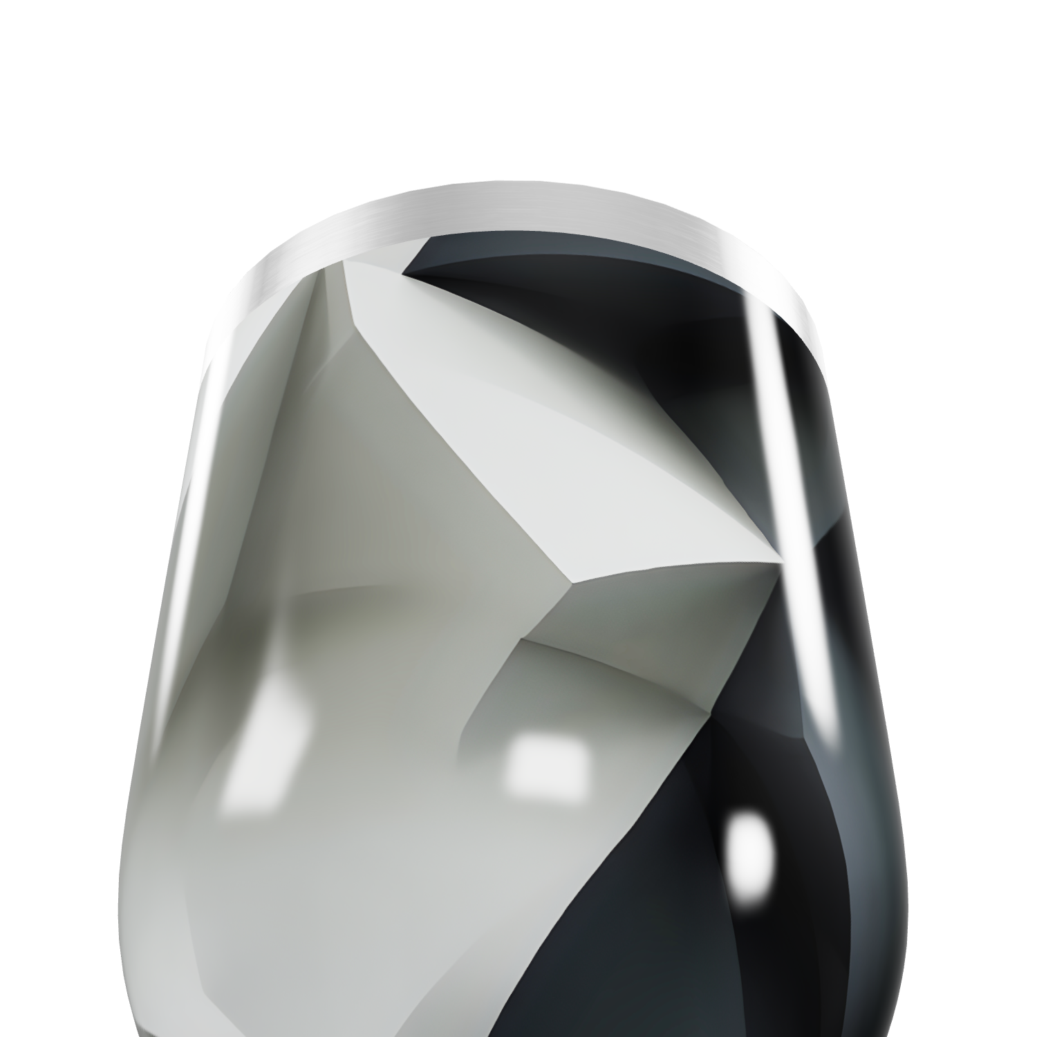 Copo Térmico Slim - Geométrico Preto Branco