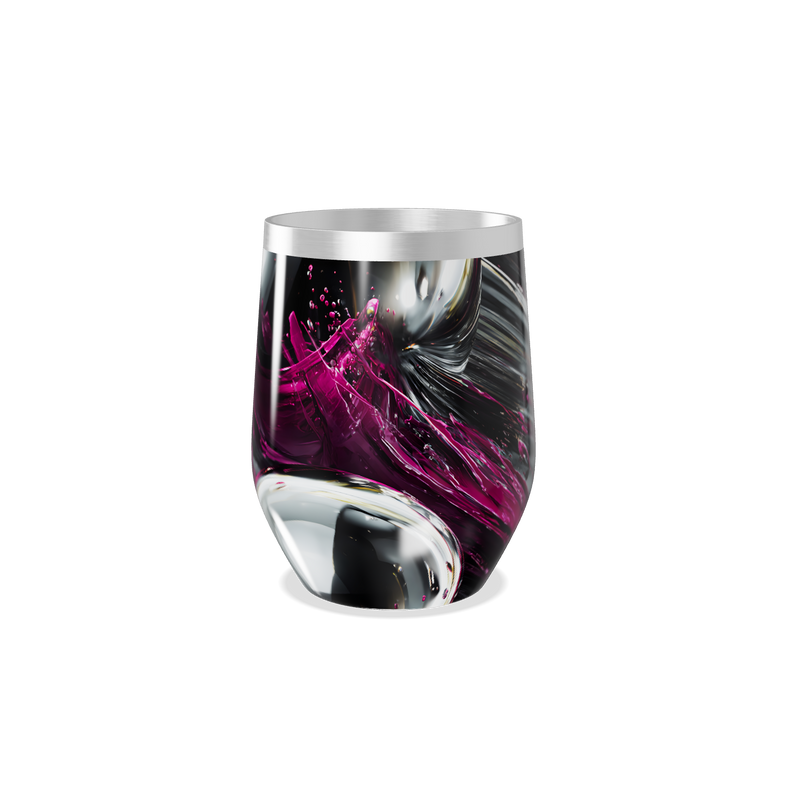 Copo Térmico Slim - Estampa Abstrata Colorida