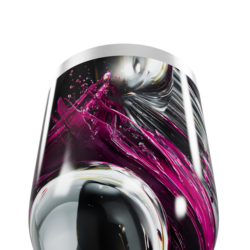 Copo Térmico Slim - Estampa Abstrata Colorida