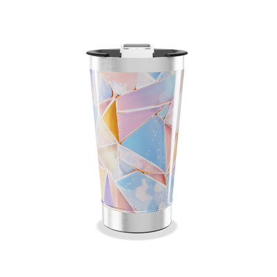 Copo Térmico - Estampa Geométrica Colorida