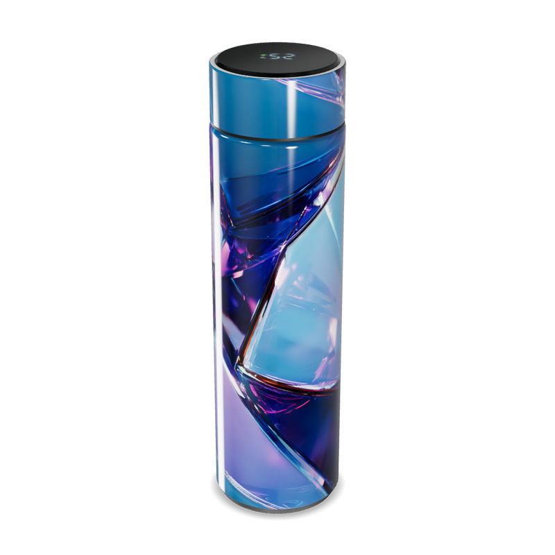 Garrafa Térmica Touch - Cristal Azul Digital