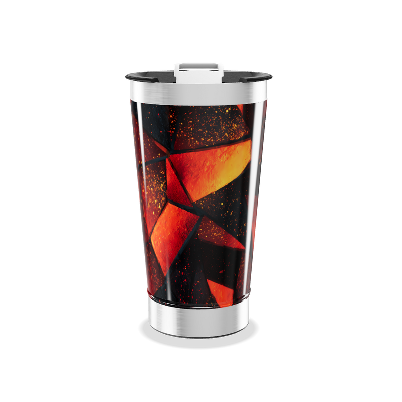 Copo Térmico - Estampa Geométrica Colorida