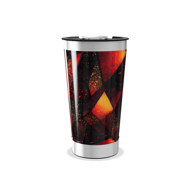 Copo Térmico - Estampa Geométrica Colorida