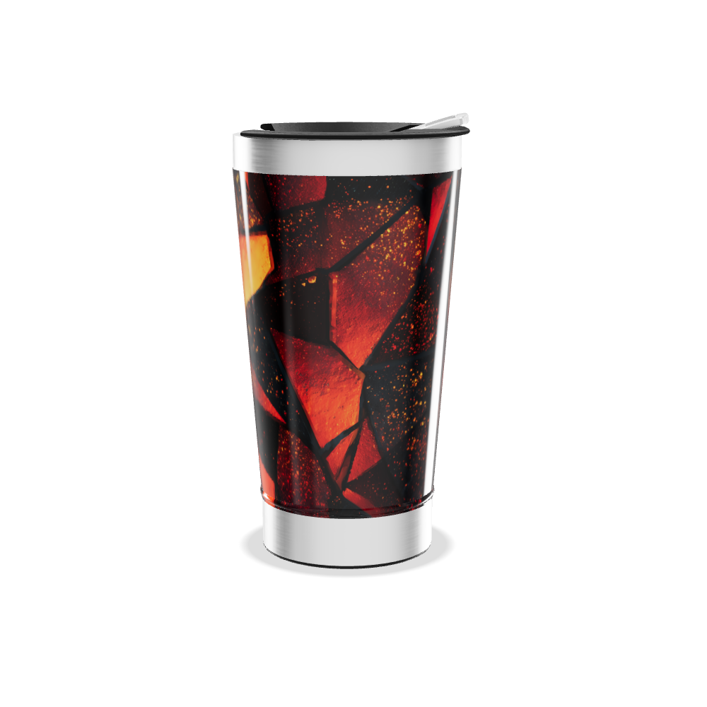 Copo Térmico - Estampa Geométrica Colorida