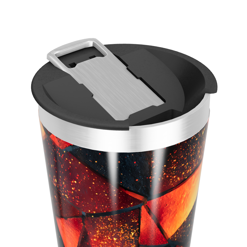 Copo Térmico - Estampa Geométrica Colorida