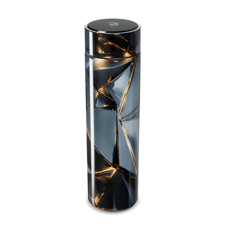 Garrafa Térmica Touch - Cristal Preto LED