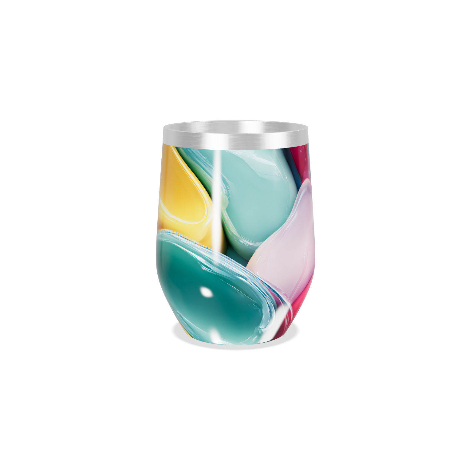 Copo Térmico Slim - Colorido Acrílico Moderno