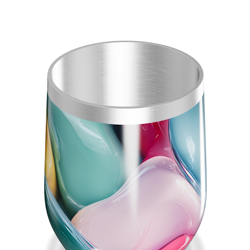 Copo Térmico Slim - Colorido Acrílico Moderno