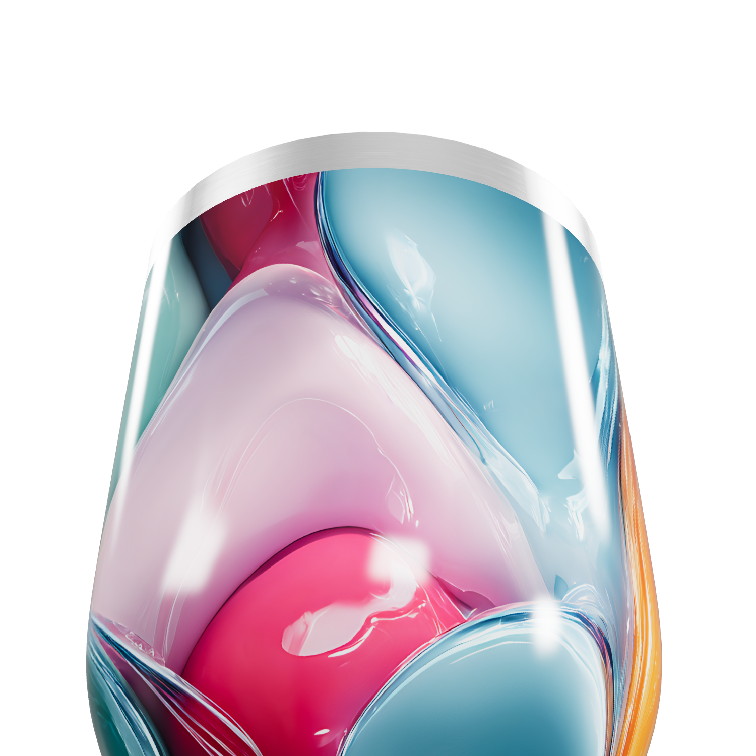 Copo Térmico Slim - Colorido Acrílico Moderno