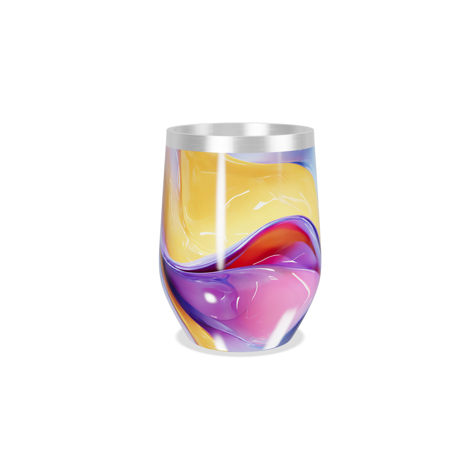 Copo Térmico Slim - Colorido Inox