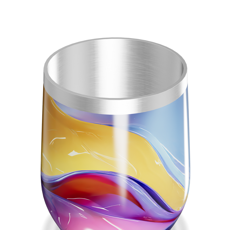 Copo Térmico Slim - Colorido Inox