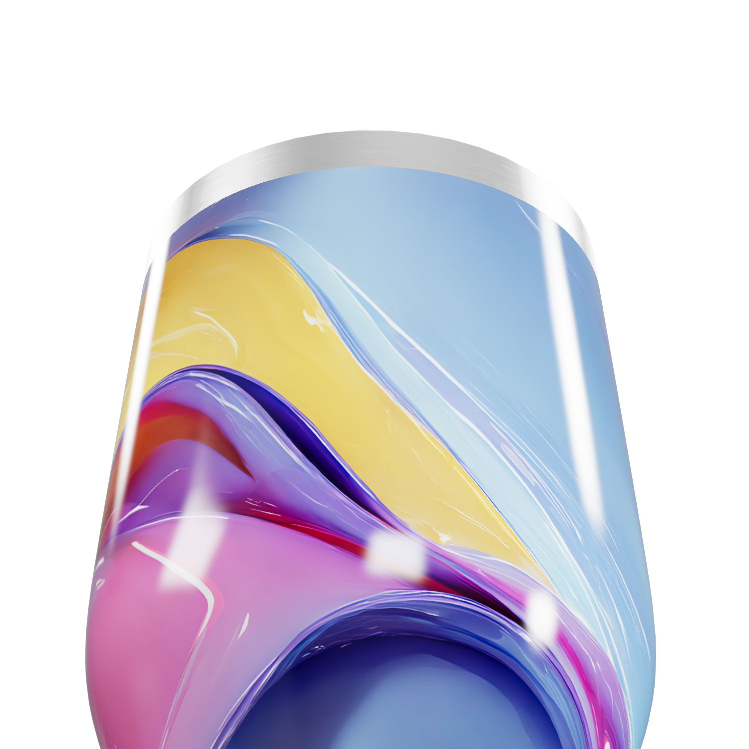 Copo Térmico Slim - Colorido Inox