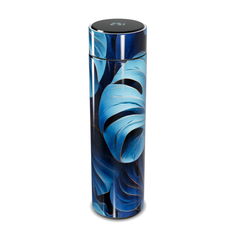 Garrafa Térmica Touch - Folhagem Azul