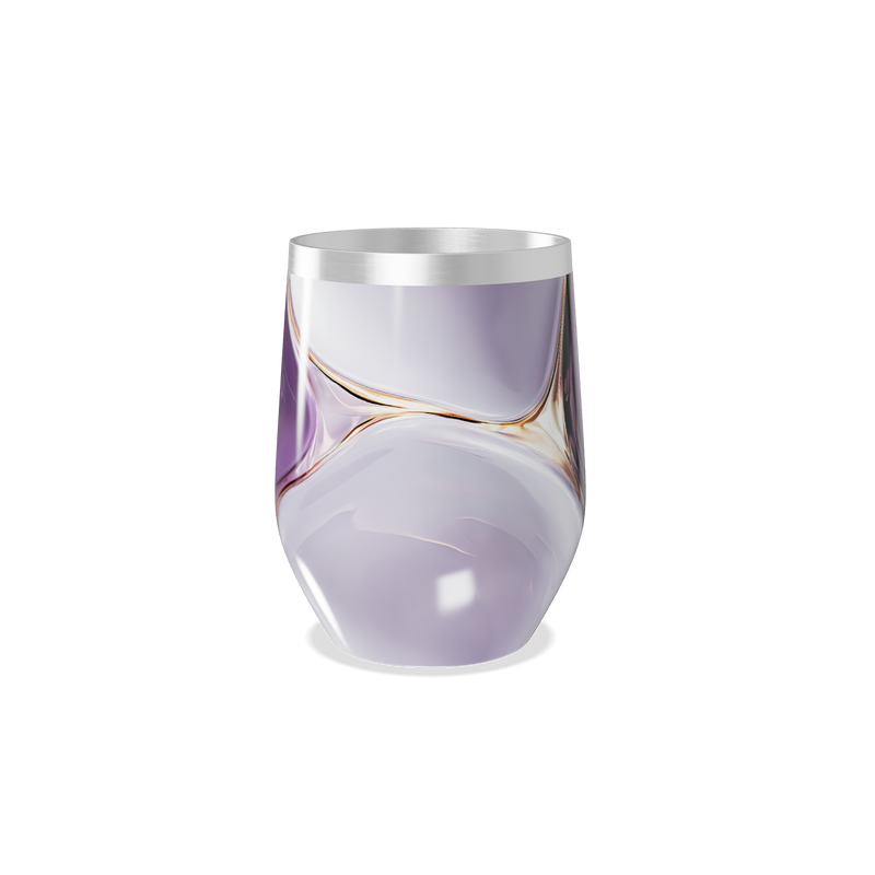 Copo Térmico Slim - Lilás Marmorizado Inox