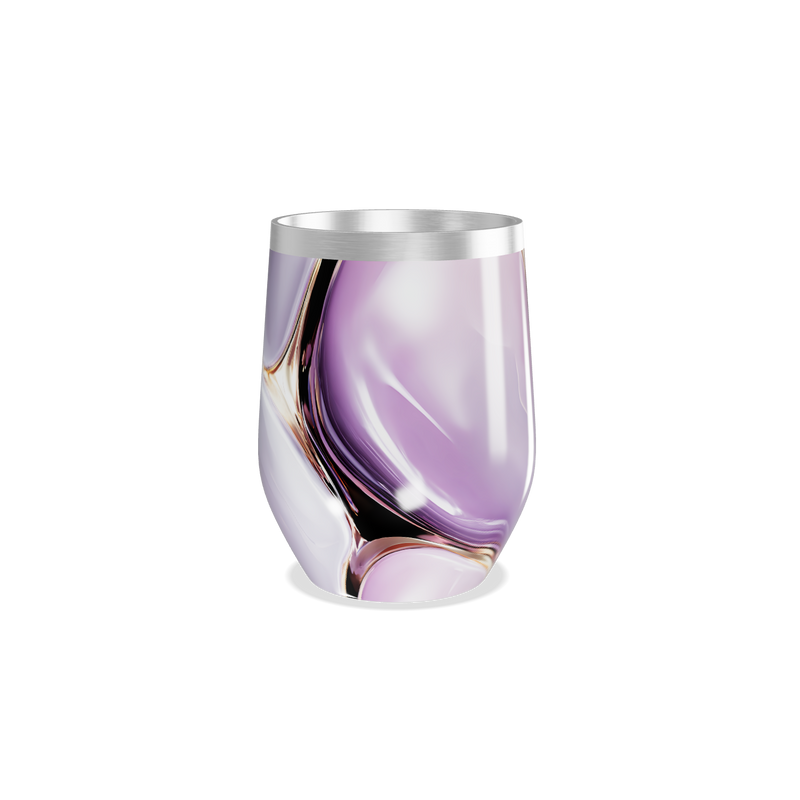 Copo Térmico Slim - Lilás Marmorizado Inox