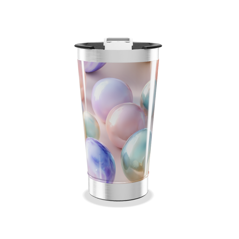 Copo Térmico - Estampa Bolhas Coloridas