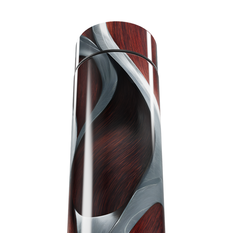 Garrafa Térmica Touch - Madeira Inox