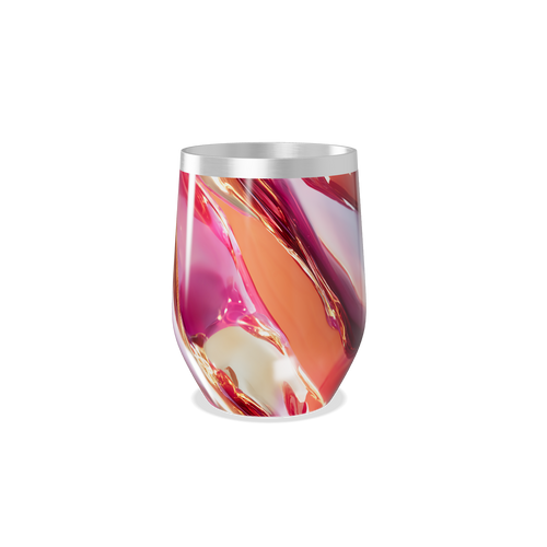 Copo Térmico Slim - Estampa Abstrata Colorida