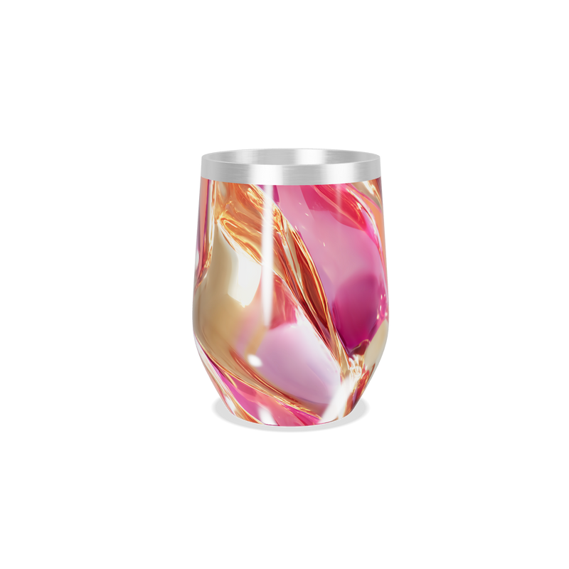 Copo Térmico Slim - Estampa Abstrata Colorida