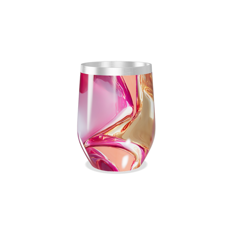 Copo Térmico Slim - Estampa Abstrata Colorida