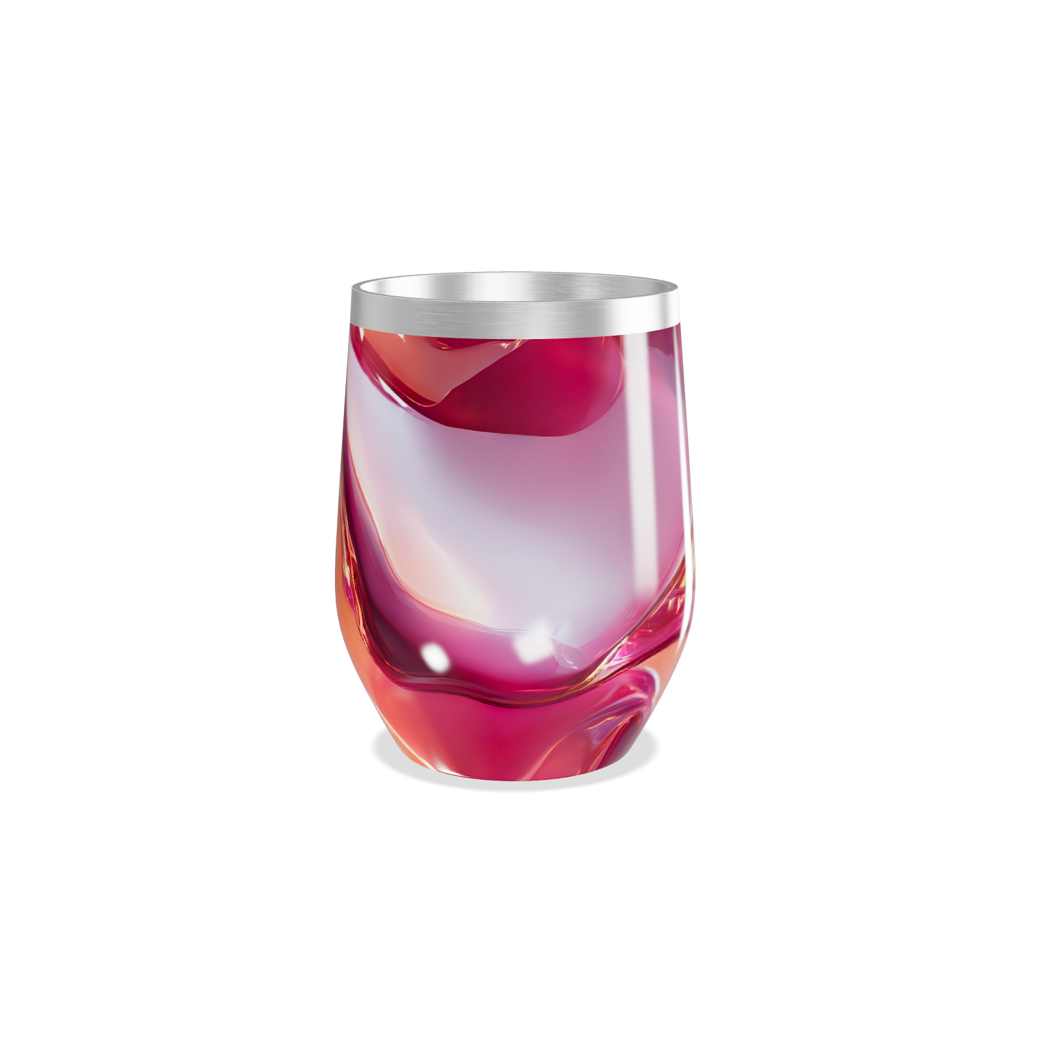 Copo Térmico Slim - Estampa Abstrata Colorida