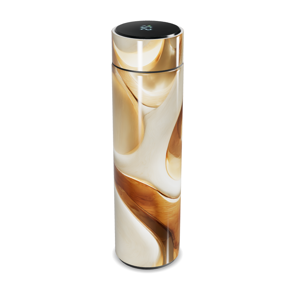 Garrafa Térmica Touch - Com estampa amadeirada