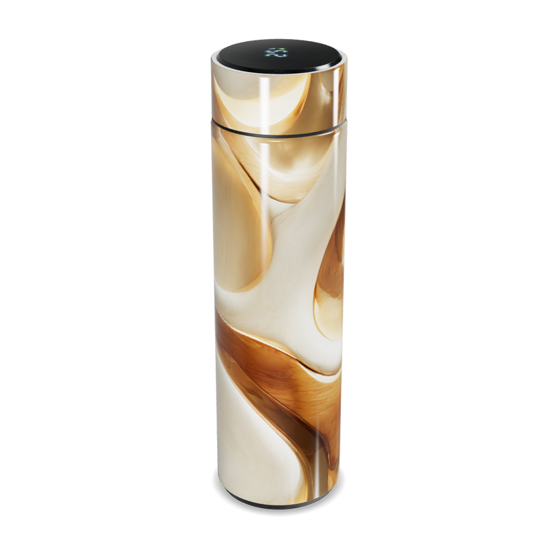 Garrafa Térmica Touch - Com estampa amadeirada