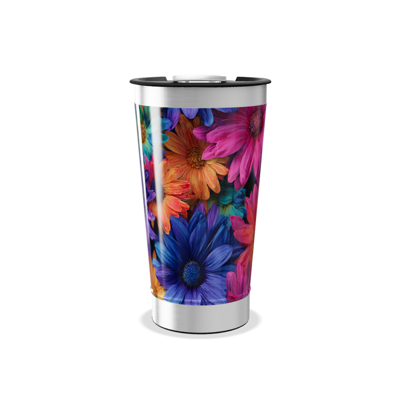 Copo Térmico - Flores Coloridas