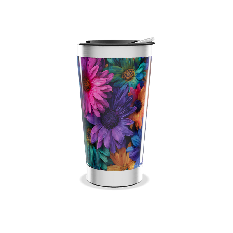 Copo Térmico - Flores Coloridas