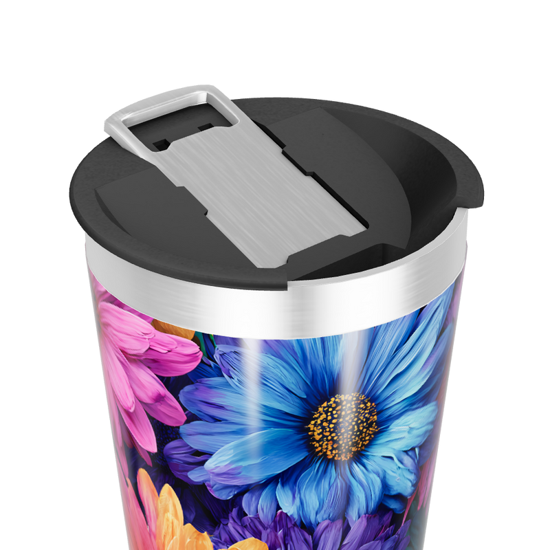 Copo Térmico - Flores Coloridas